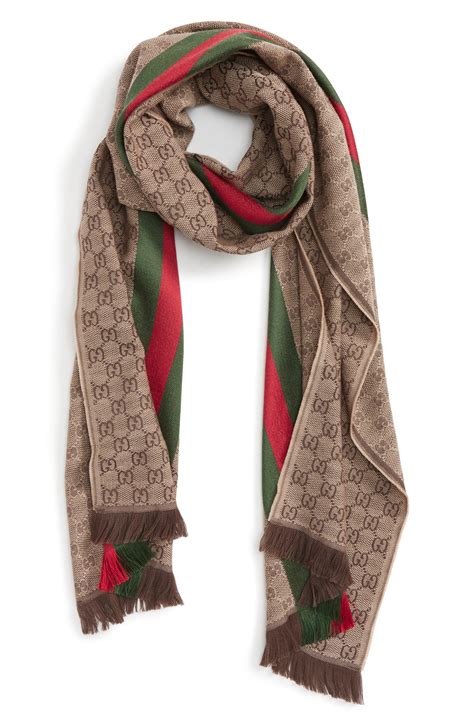 gucci men shawl|gucci scarf with fur trim.